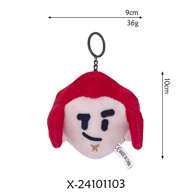 10cm cartoon Supercell Spike Plush Toy Keychain Cotton Pillow Dolls Cute Game Character s Game Peripherals 3