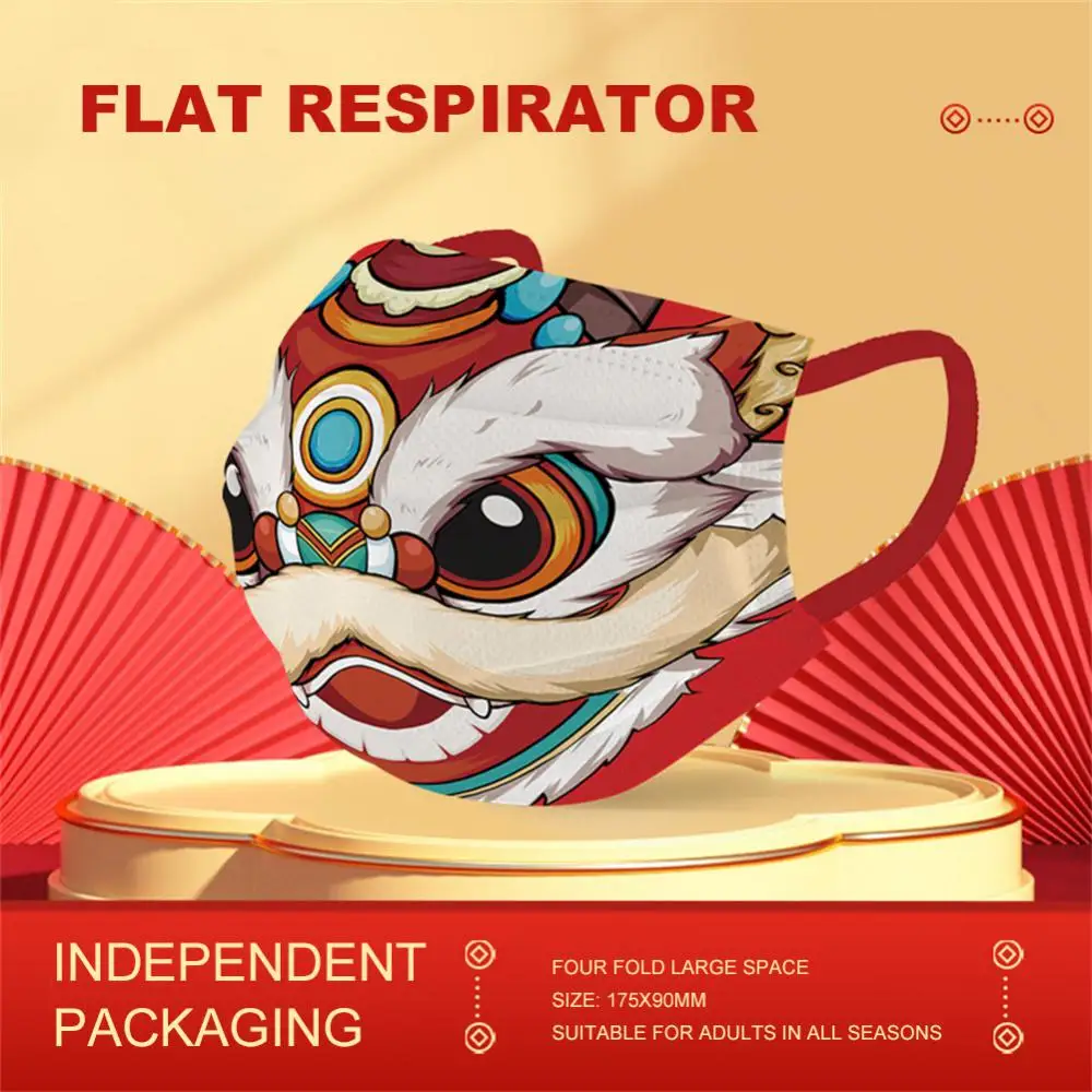 Mascarillas Respiratoria Three Layer Protection Secure Mask Disposable Particulate Respirator Kids Masks Filter Printing 3
