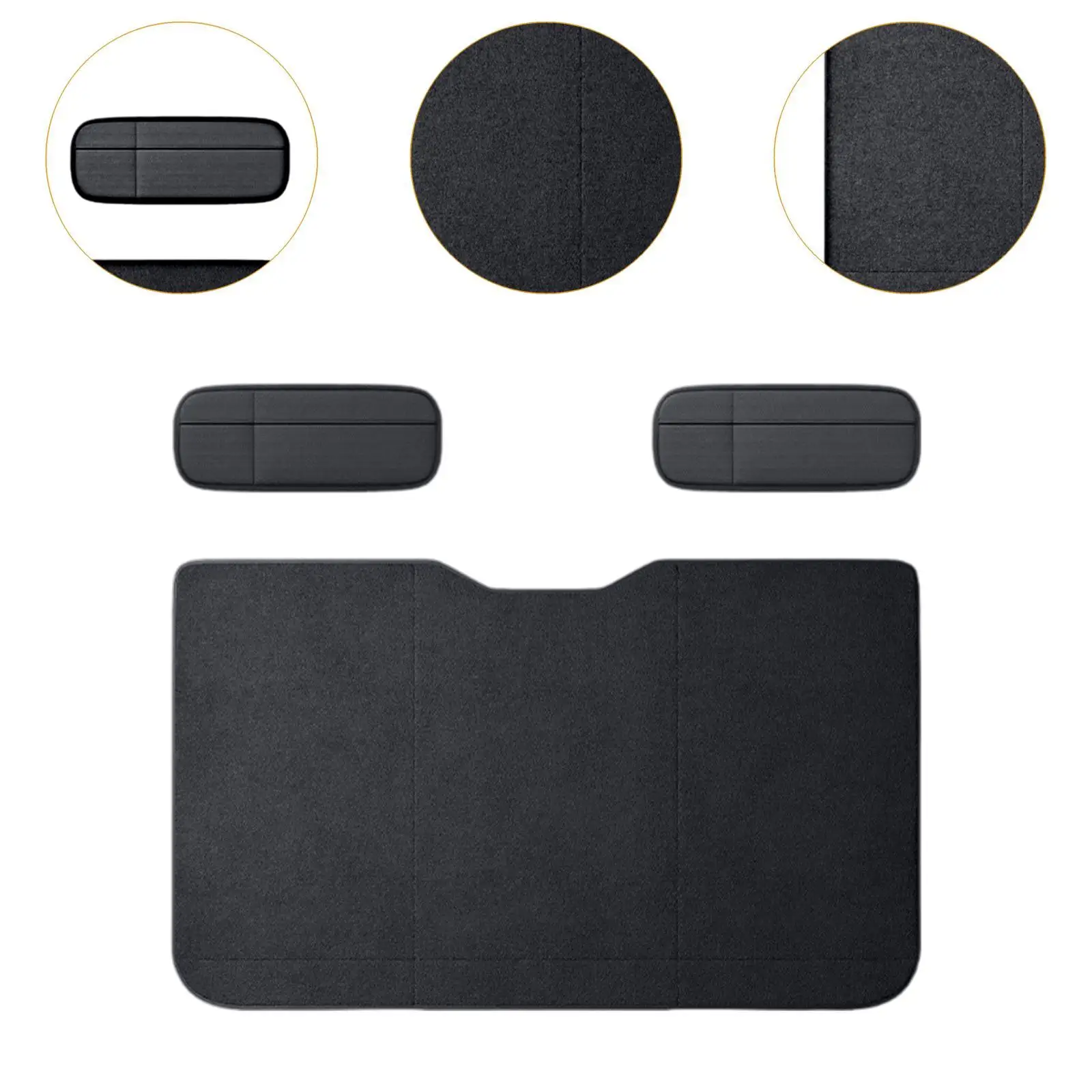 Car Bed Mattress Car Back Seat Bed with Storage Pocket Easy to Install