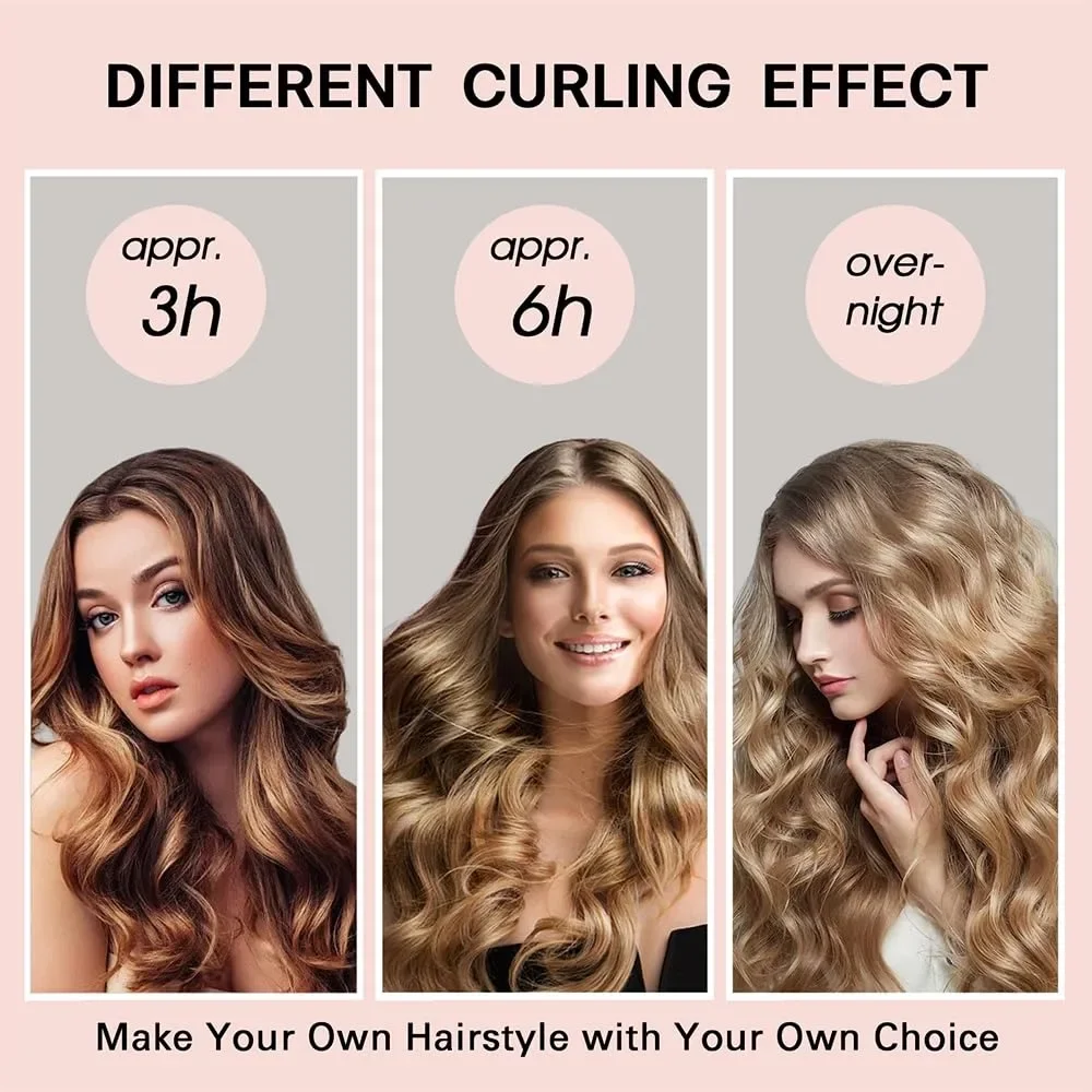 Heatless Curling Rod Headband Soft Hair Curlers No Heat Silk Curls Lazy Hair Rollers Sleeping Curler Styling Tools hair styling tool,hair curling tools