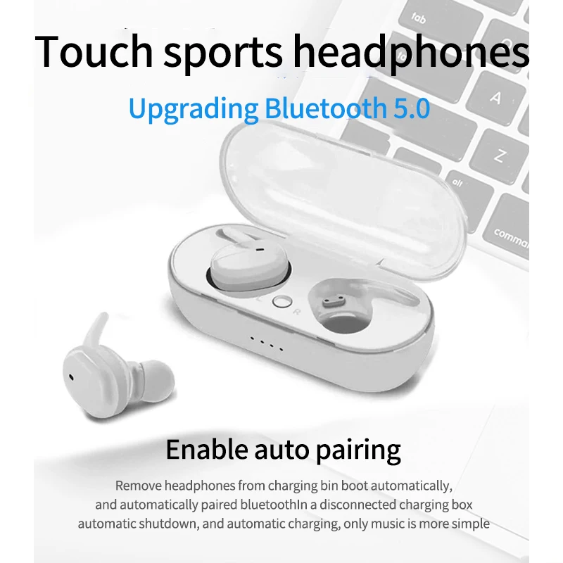 Y30 Bluetooth Earphone Hi-Fi Headset Wireless Bluetooth Headset Earphone In-Ear Mini Headset Hands-Free Touch_voghion.com