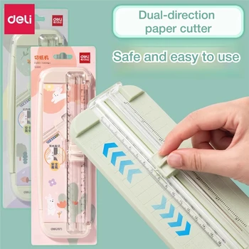 Taglierina Portatile per Carta A5/A6, Utensile da Taglio Manuale Non Elettrico in Plastica Resistente, per Scuola, Casa e Ufficio