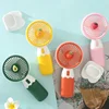 1 Portable Cartoon Fruit Mini Handheld Fan with USB Charging Cable Battery Powered Suitable for Family Outdoor Travel 6