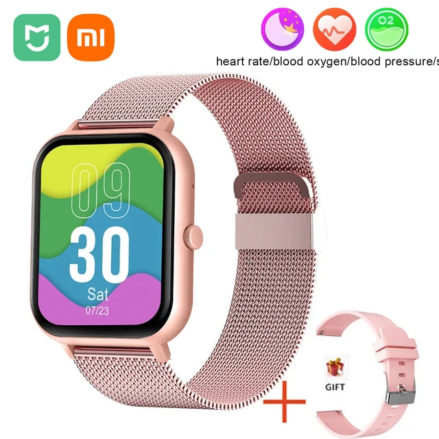 Xiaomi-reloj inteligente con llamadas para mujer, Smartwatch con Dial  personalizado, resistente al agua, Bluetooth, música, táctil completo, para  Android e IOS