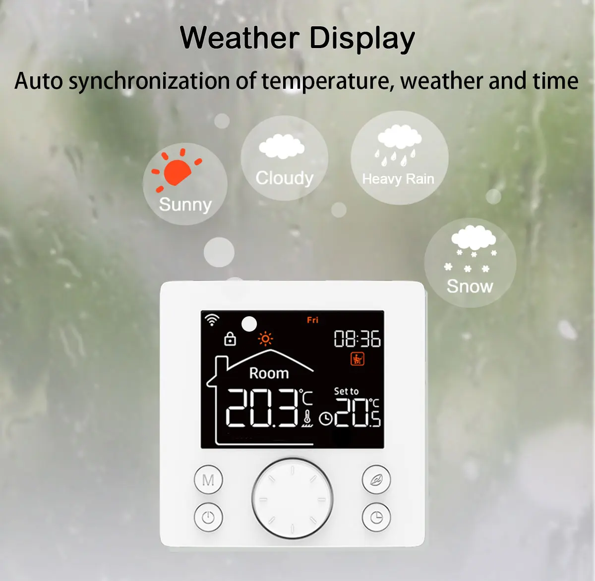 Termostato com sensor remoto múltiplo