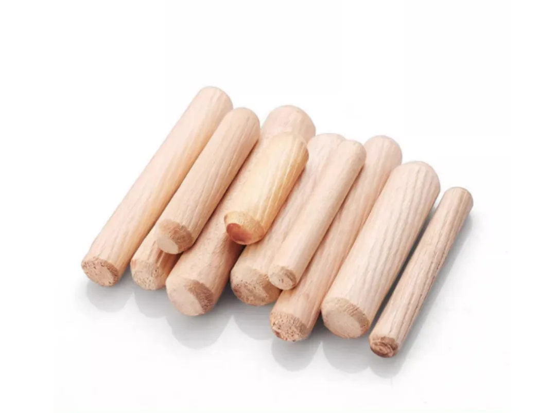 

100pcs M6 M8 M10 M12 Wooden Dowel Cabinet Drawer Round Fluted Wood Craft Pins Rods Set Furniture Fitting Wooden Dowel Pin