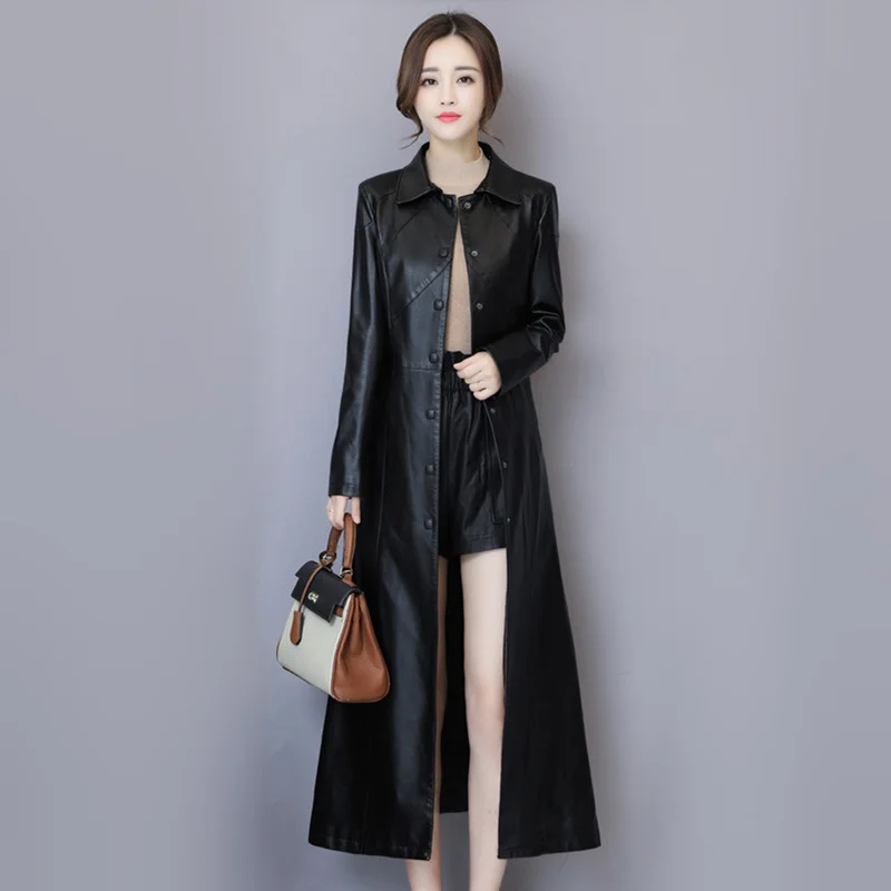 

Women New Sheepskin Autumn Winter 2023 Fashion Keep Warm Long Jacket Thicken Sheep Leather Coat Suede Outerwear Female