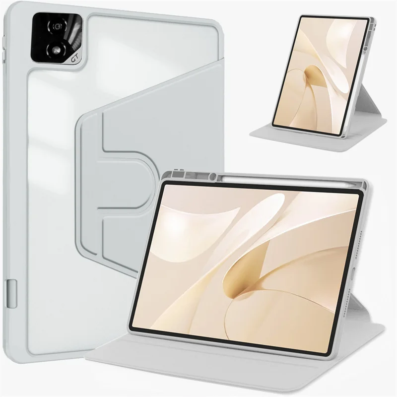 360° Rotation Protective Case with Pencil Holder and Multi-Angle Stand