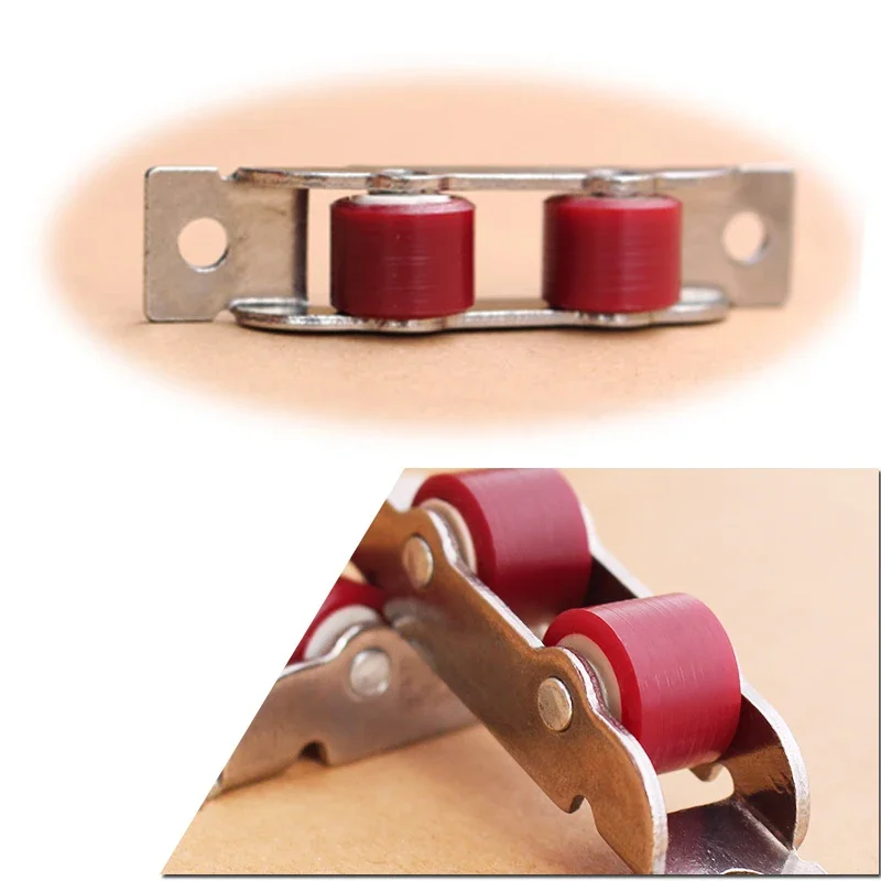 Stainless steel door 80 Type window silent nylon pulley slot wheel sliding door fittings glass sliding rollers 4 Pcs/lot