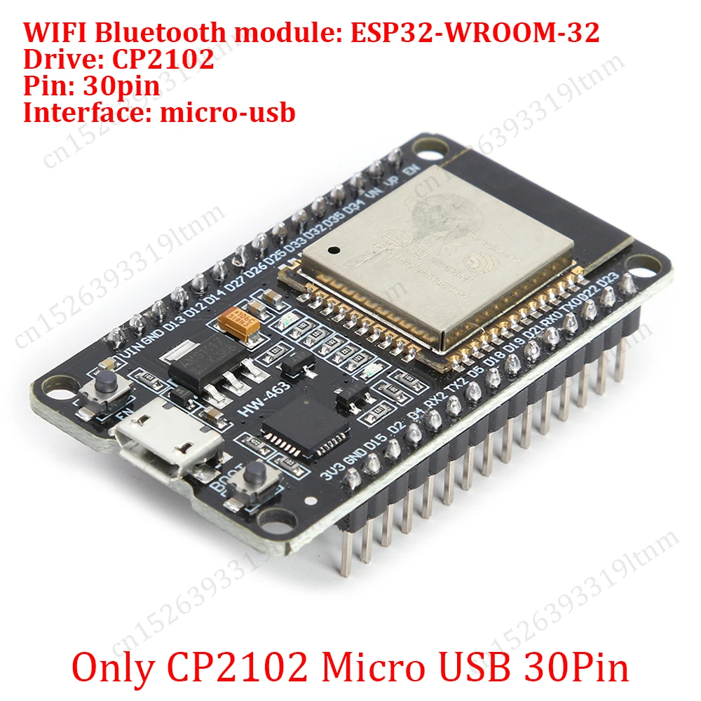 ตัวเลือกสินค้า ESP32 บอร์ดพัฒนา WiFi + Bluetooth สำหรับโปรเจกต์อิเล็กทรอนิกส์