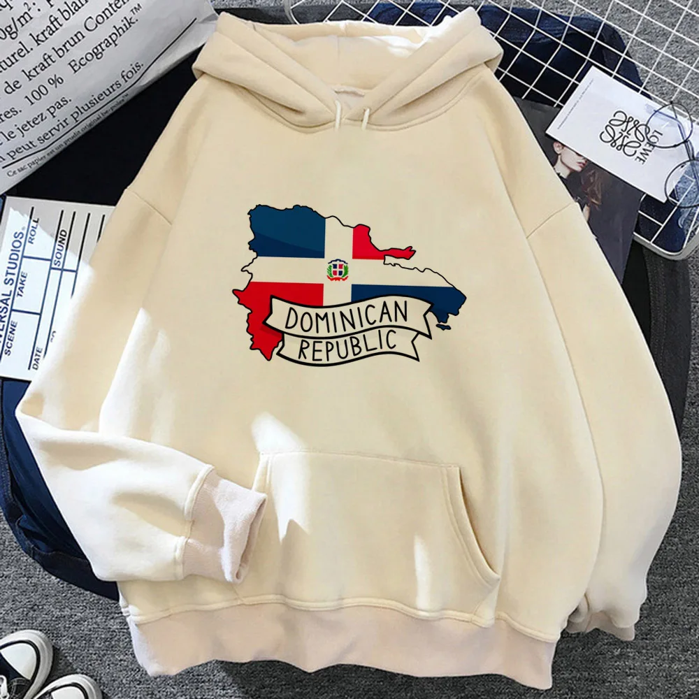 Felpa Con Cappuccio Unisex Bandiera Repubblica Dominicana | Stampa Digitale Alta Qualità | Regalo Orgoglio Dominicano