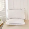 1pc White Pillow Core Home Bed Long Pillows подушки Washable Pillow Skin-friendly Neck Cushion almohadas para dormir 1