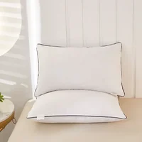 1pc White Pillow Core Home Bed Long Pillows подушки Washable Pillow Skin-friendly Neck Cushion almohadas para dormir 1