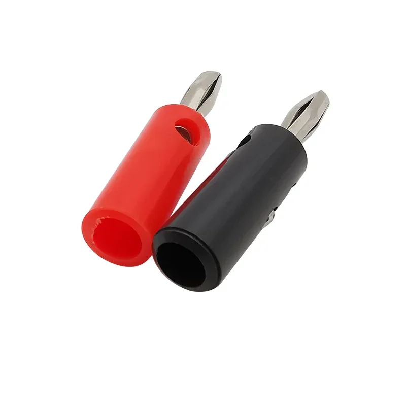 10 paires fiches banane 4mm mâle femelle prise panneau connecteur adaptateur rouge noir