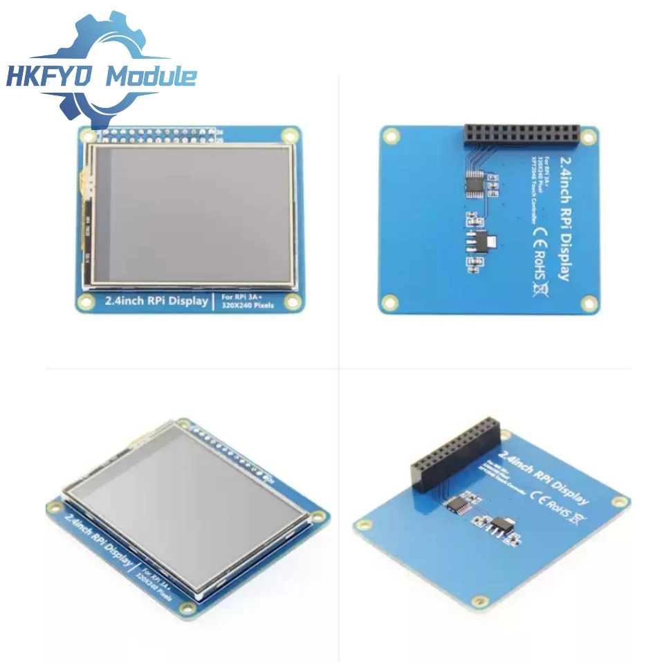 شاشة TFT LCD مقاس 2.4 بوصة لـ Raspberry Pi 3B+ 3A+ 2B B+ A+ شاشة تعمل ...