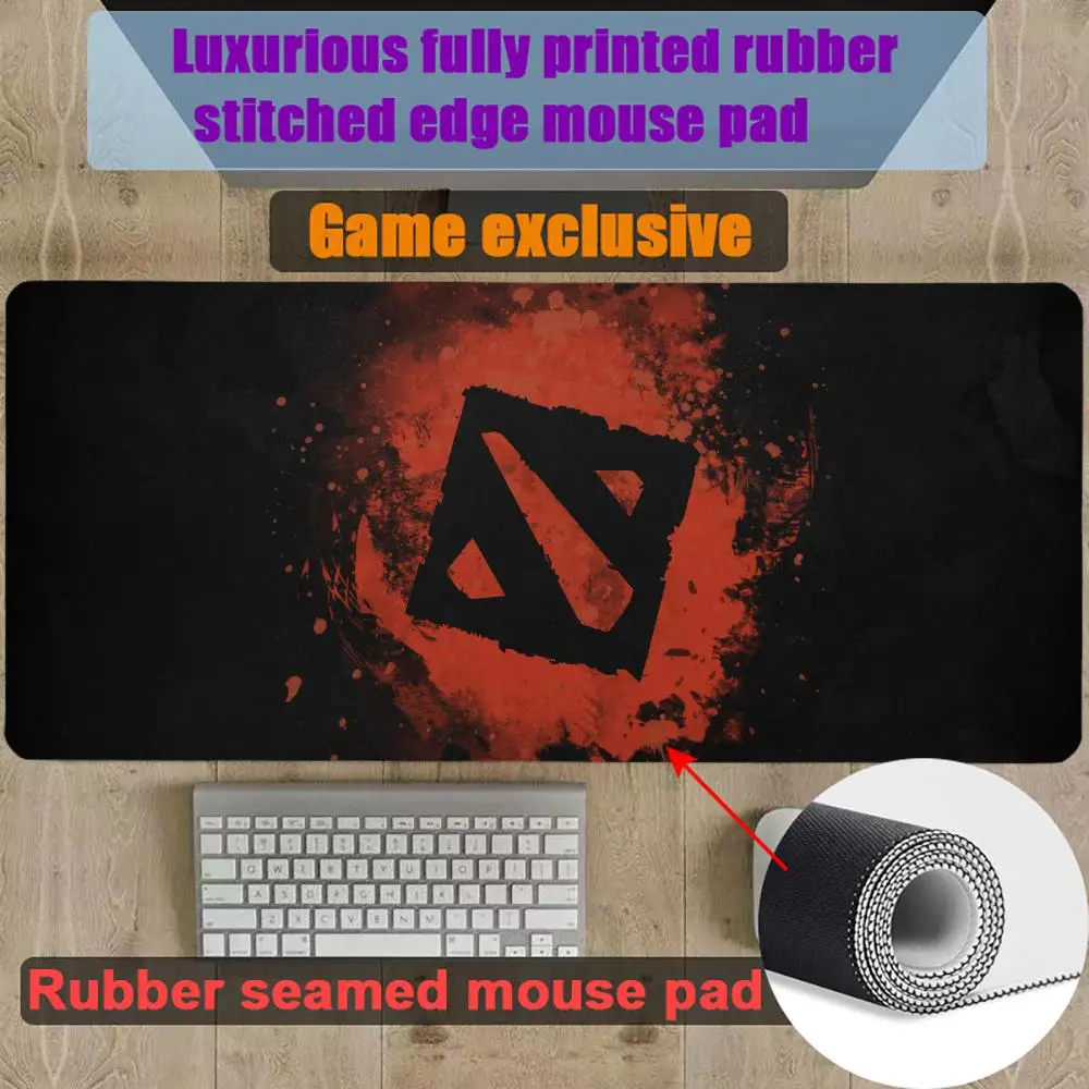 

D-Dota 2 Mouse Pad Gamer Gaming Rubber Seamed Mouse Pad Accessories Desk Keyboard Pad Computer Laptop