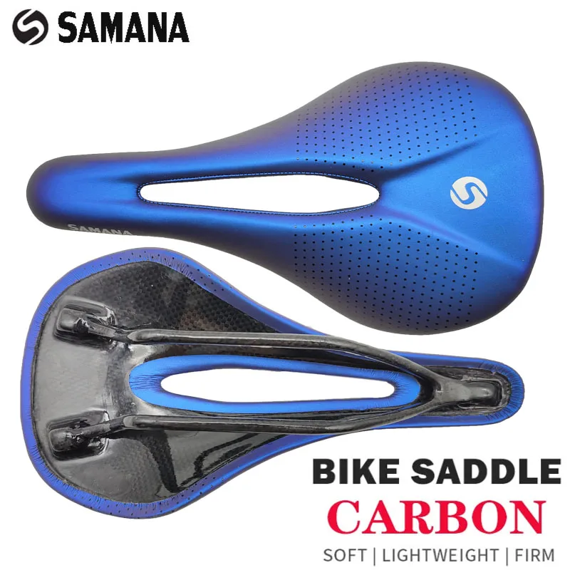 SAMANASaddleMTBBikeSaddlesCarbonFiberSaddle240143mm128gRoad