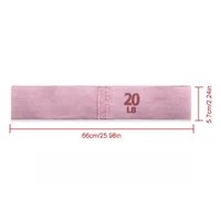 Elastic Workout Bands Anti-Slip Squat Portable Glute Thigh Yoga Gym Equipment Resistance For Legs And Butt Hip Booty Fitness - Image 6