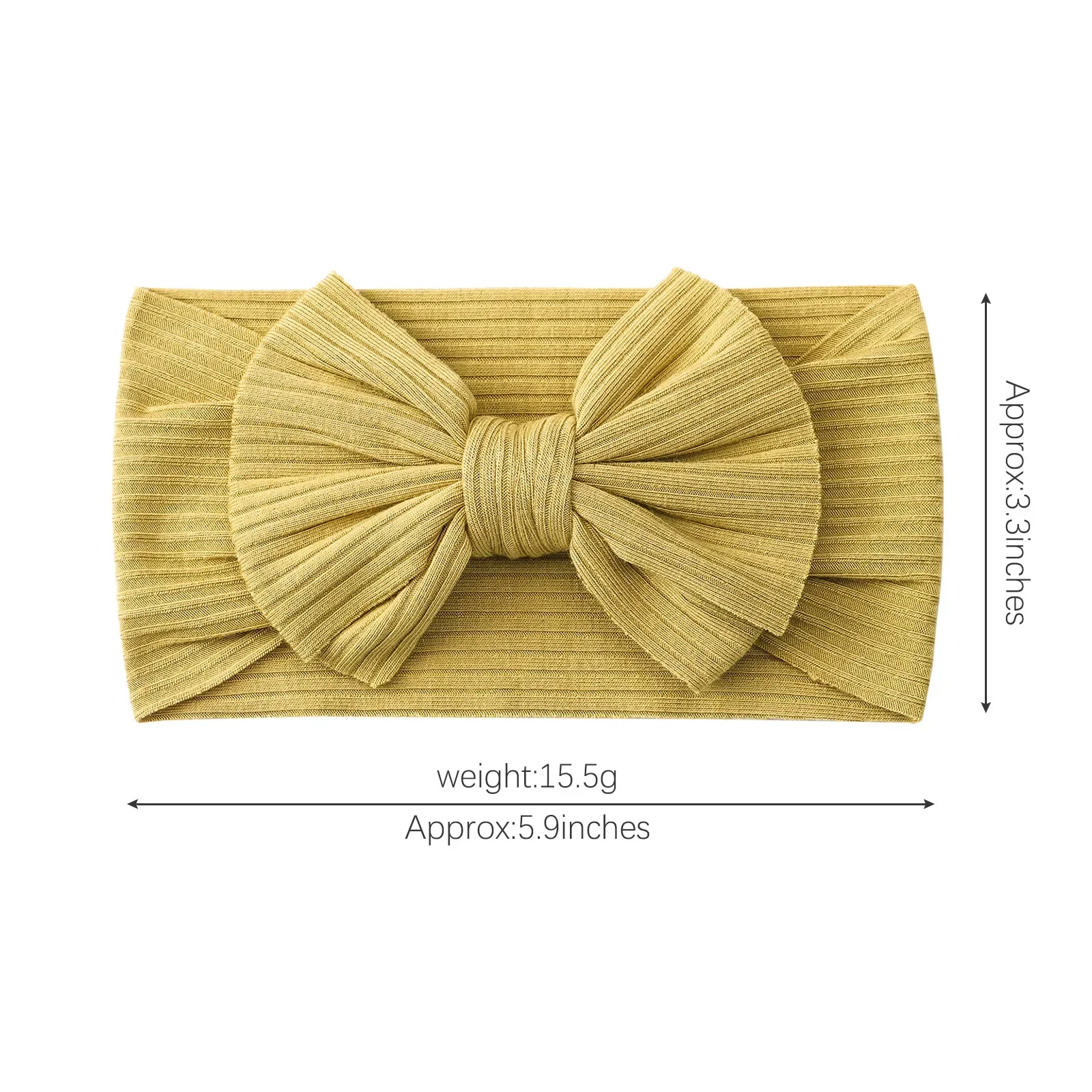 Candy Color Knit Baby Headbands Rib Bow Elastic Soft Newborn Headbands for Baby Girl Children Turban Infant Kids Accessories hair accessories hair bands hair headband accessories baby headband set