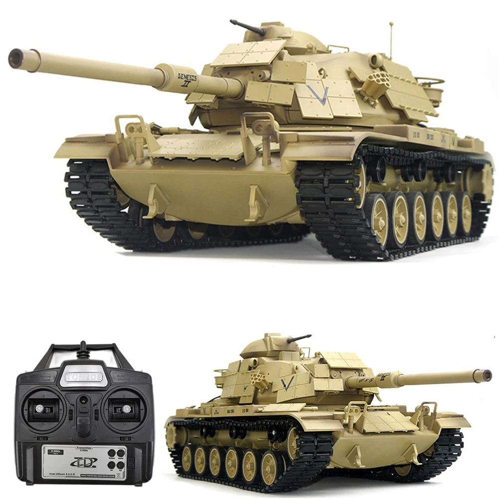 スーパーラージ64cm m60a1デザートカモフラージュタンク車の