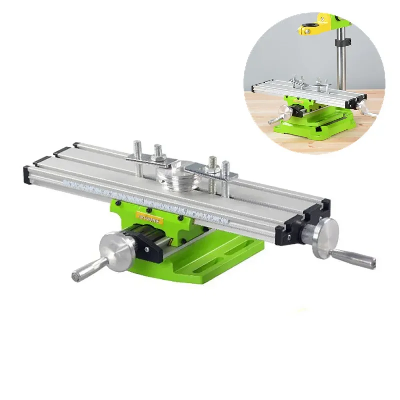 

Multifunction Milling Machine Bench Drill Vise Fixture Worktable X Y-axis Adjustment Coordinate Table Miniature Precision