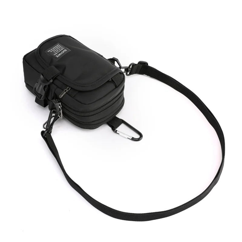 Hüfttasche für Herren, lässig, Reise-Geldbörse, wasserdichter Gürtel, Reißverschluss, taktische Outdoor-Gürteltasche, Handytasche, Brusttasche – Detail 10