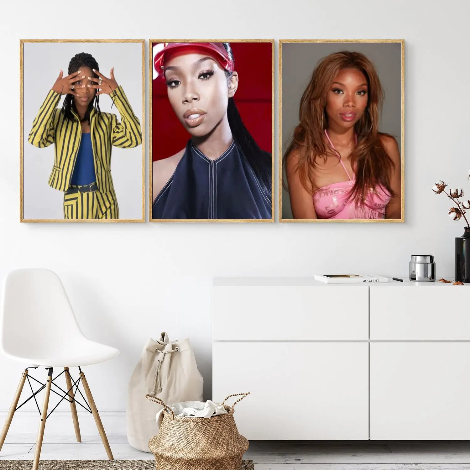 

Brandy Norwood Poster Wall Art 24x36 Canvas Posters Decoration Art Personalized Gift Modern Family bedroom Painting