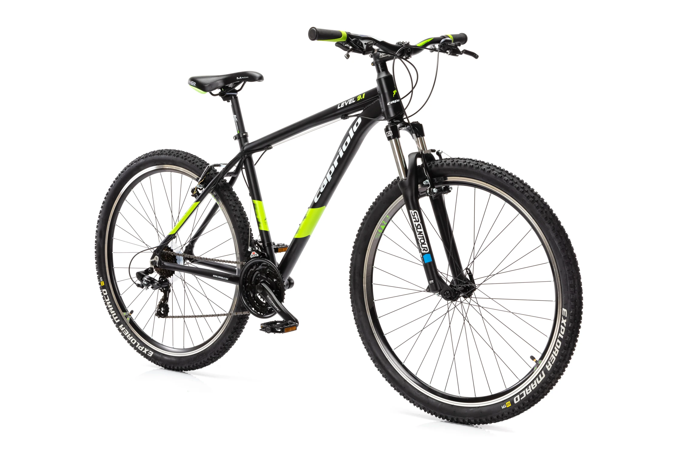Велосипед CAPRIOLO MTB LEVEL 9.1 рама алюминий 19'' колёса 29'' (чёрный