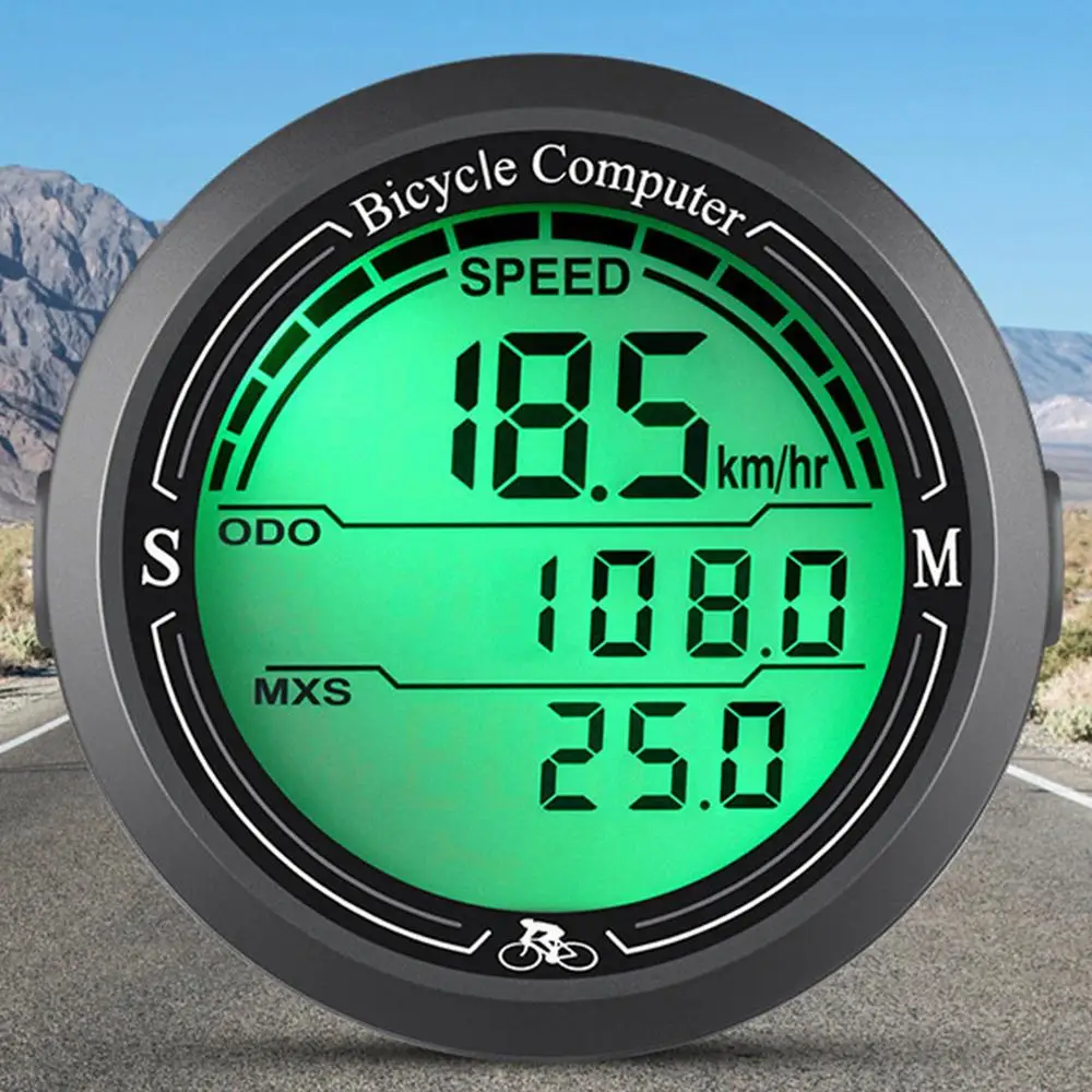 Description Picture 3 of itemWireless Bike Computer Wireless LCD Display Cycling Speed Tracker Water Resistant Multi-Functions Electronics GPS Units For Road