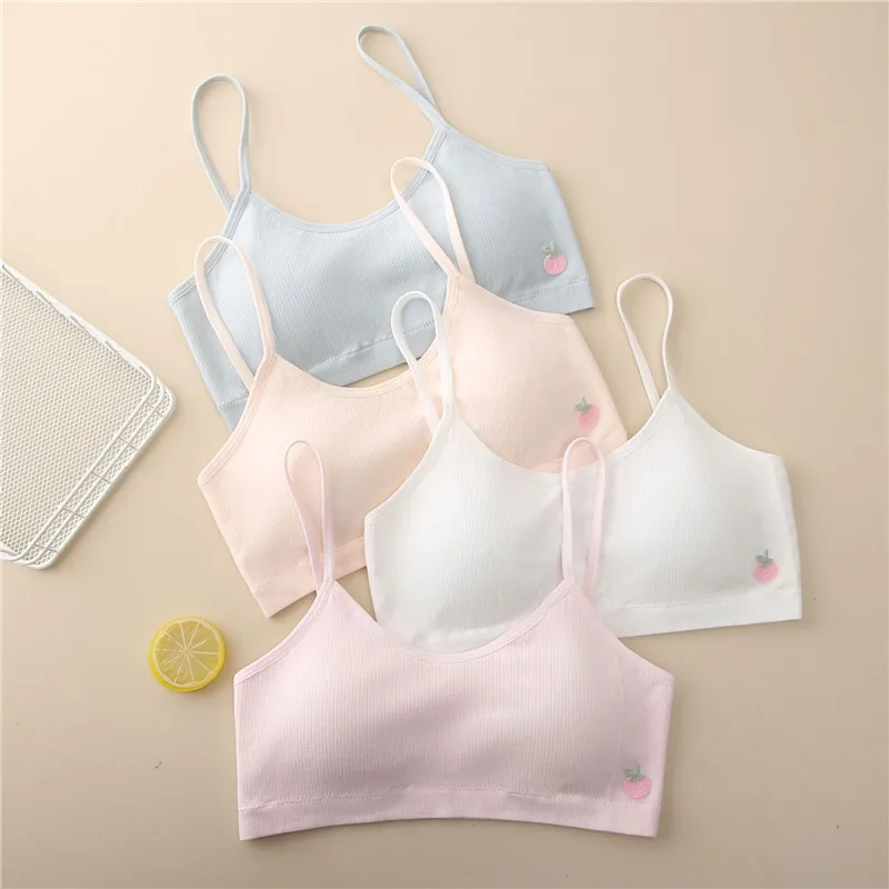 Nuovo Stile Avvolto Petto Bella Schiena Intimo Ragazza Tubo Top Comodo Reggiseno Per Dormire Ragazze Adolescenti Abbigliamento 14 16 18 Anni