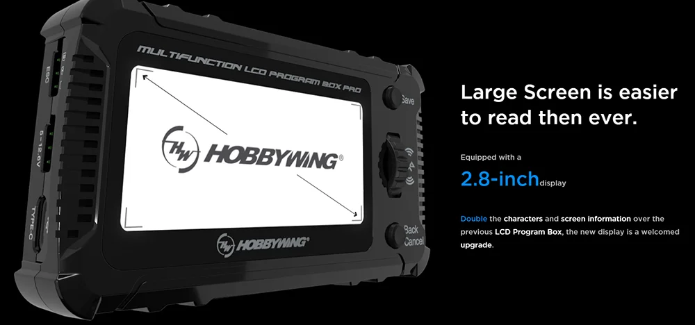 HOBBYWING LCD Program Box Pro for PLATINUM XERUN EZRUN