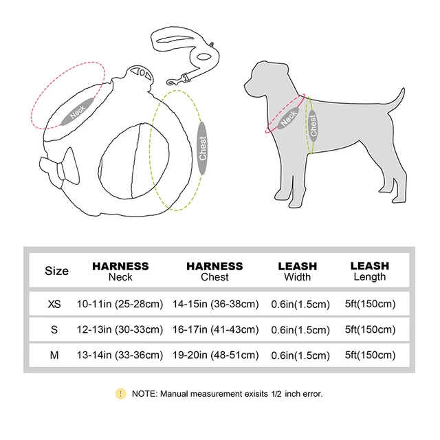Soft Dog Harness Leash Set Adjustable Dog Harnesses With Cute Bowtie Accessories Warm Winter Pet Vest Lead for Small Medium Dogs 6