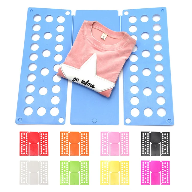 Clothes Folder Shirt Fast Folding Board  Laundry Storage Lightweight Rack  Garment - Clothes Pegs - Aliexpress