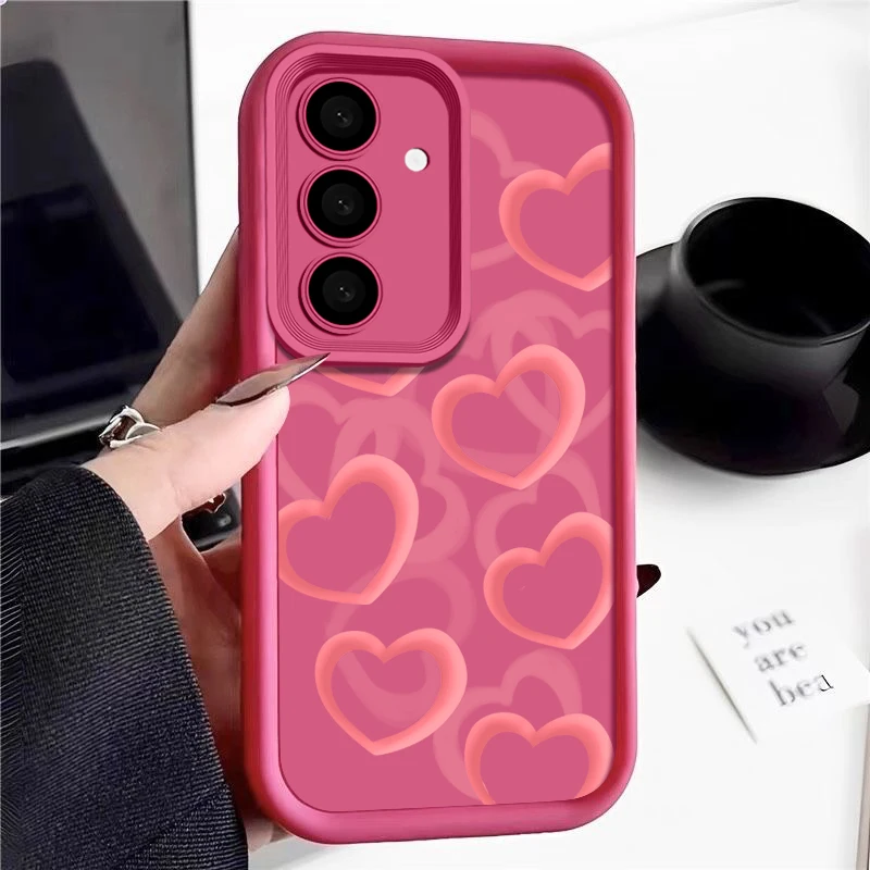 Love Hearts Protective Phone Case - Chic and Durable Design
