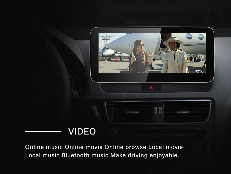 Snapdragon665 8G 128G Android13 Wireless Carplay AUTO For AUDI 09-16 Q5 Car Vide