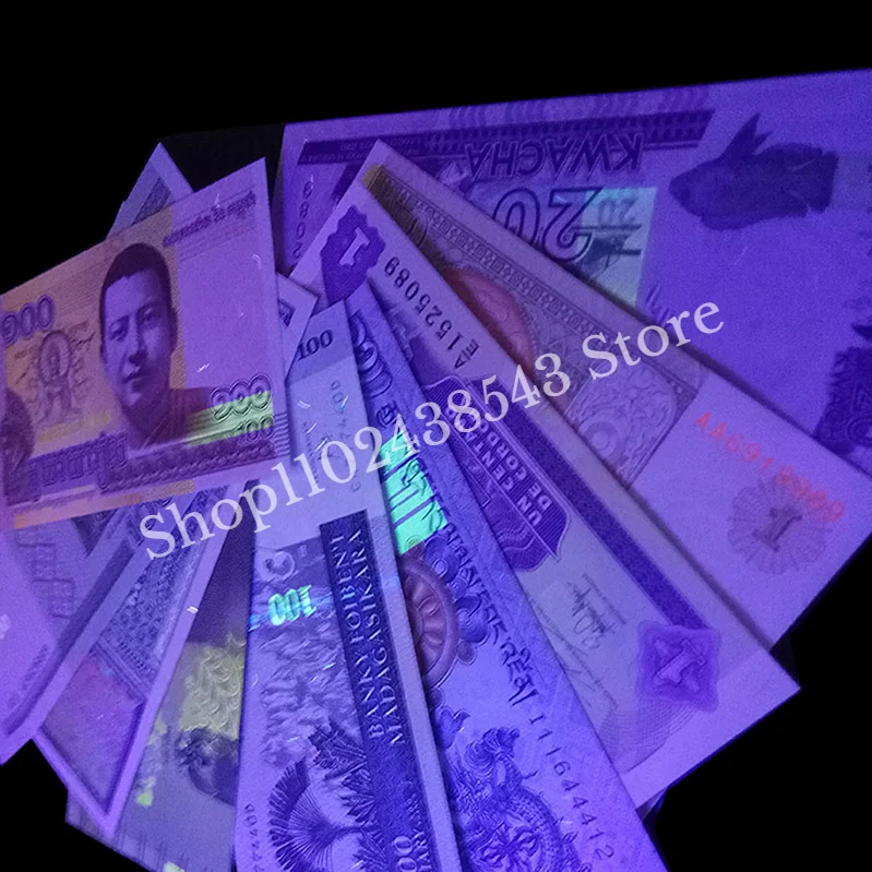 52Pcs Notes from 28 Countries UNC Real Original Banknotes Note with Red Bag Envelope World Note Gift Collection Original Notes world original notes
