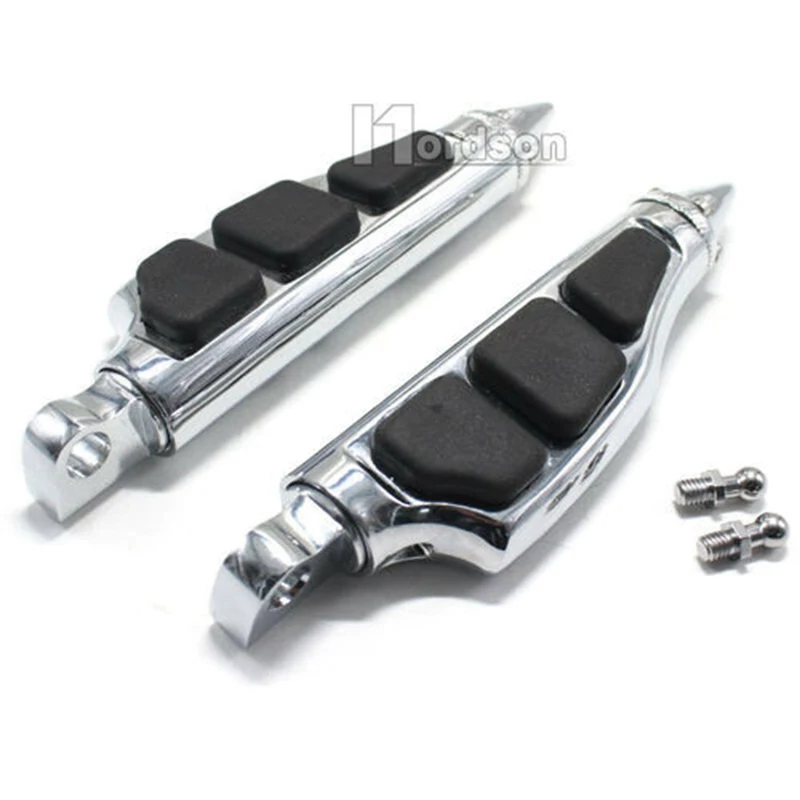 

Motorcycle Silver CNC Footrests Pedals For Harley Electra Glide Road King Street Glide Sportster XL Foot Pegs Footrest