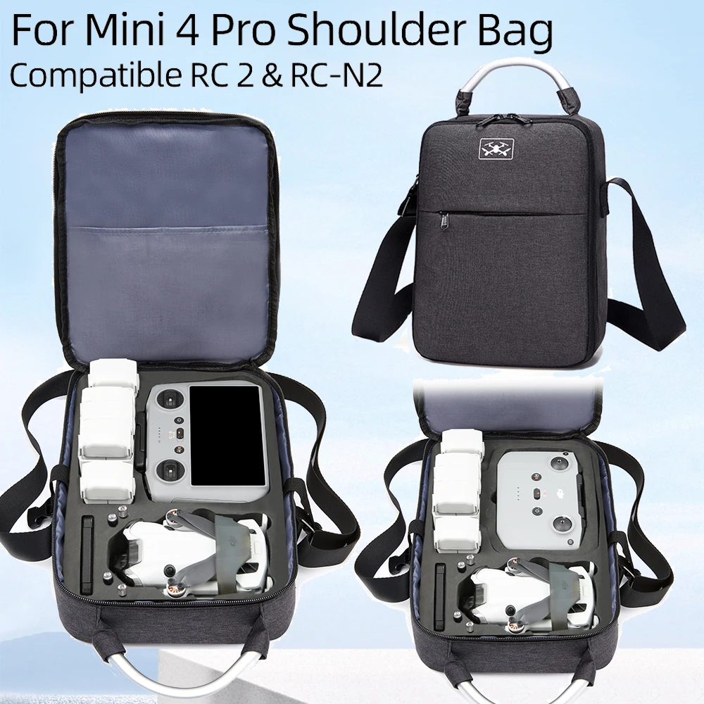 Storage Bag for Mini 4 Pro RC 2/RC-N2 Controller Drone Accessories