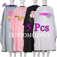 Salon Hair Cutting Cape Barber Personnalisée Capes For Men Women 5Pcs Long Waterproof Hairdressing Cape Apron Umhang Friseur