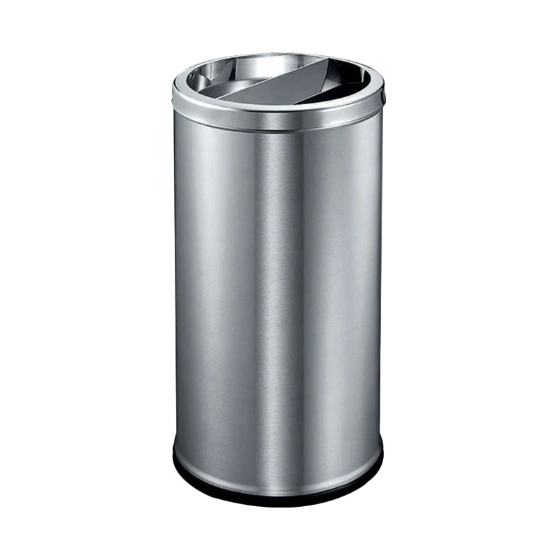 

Shenzhen AOLQ Dustbin,hotel Trash Can,touchless Waste Bin Stainless Steel Rolling Cover Type Standing Eco-friendly Round