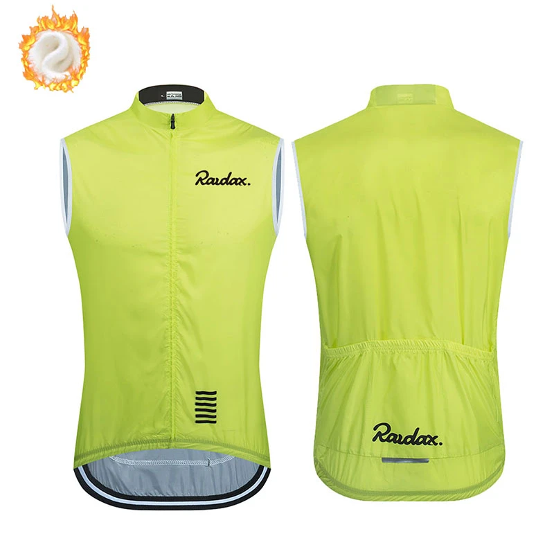 Winter Thermal Cycling Bike Vest Winter Windproof Cycling Vest
