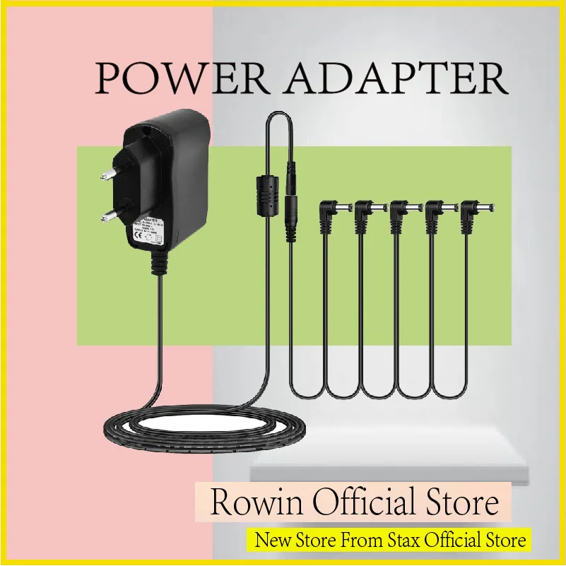 Rowin guitar effect pedal guitar tuning pedal guitar effects pedal guitar power supply effect pedal power supply guitar patch cables guitar cable audio adapter audio adapter set audio cable 5 Way Electric Guitar Effect Pedal Power Plug Accessories Cables Daisy Chain Wire Pro 9V DC 500mA Plug Pod