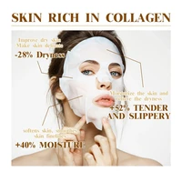 Lot de 10 masques faciaux coréens au collagène anti-rides – Atténue les ridules, anti-âge, raffermit la peau, hydrate et illumine 2
