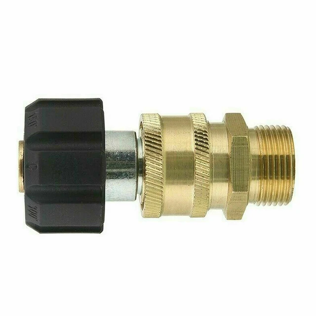 2Db Nyomásmosó Adapter M22 14 Mm 15 -Es Forgatás - 3/8 Hüvelykes Gyors Csatlakozó Elektromos Nyomású Alátétek - Image 4