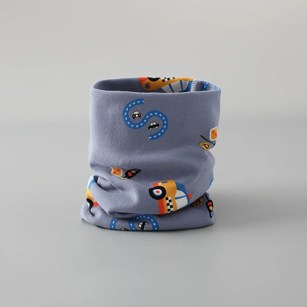 Bib Thermal Neck Warmer O Ring Scarves Neckerchief Windproof Baby Kids Winter Scarves Thickening Warm Snood Cowl Tube Boy Girl