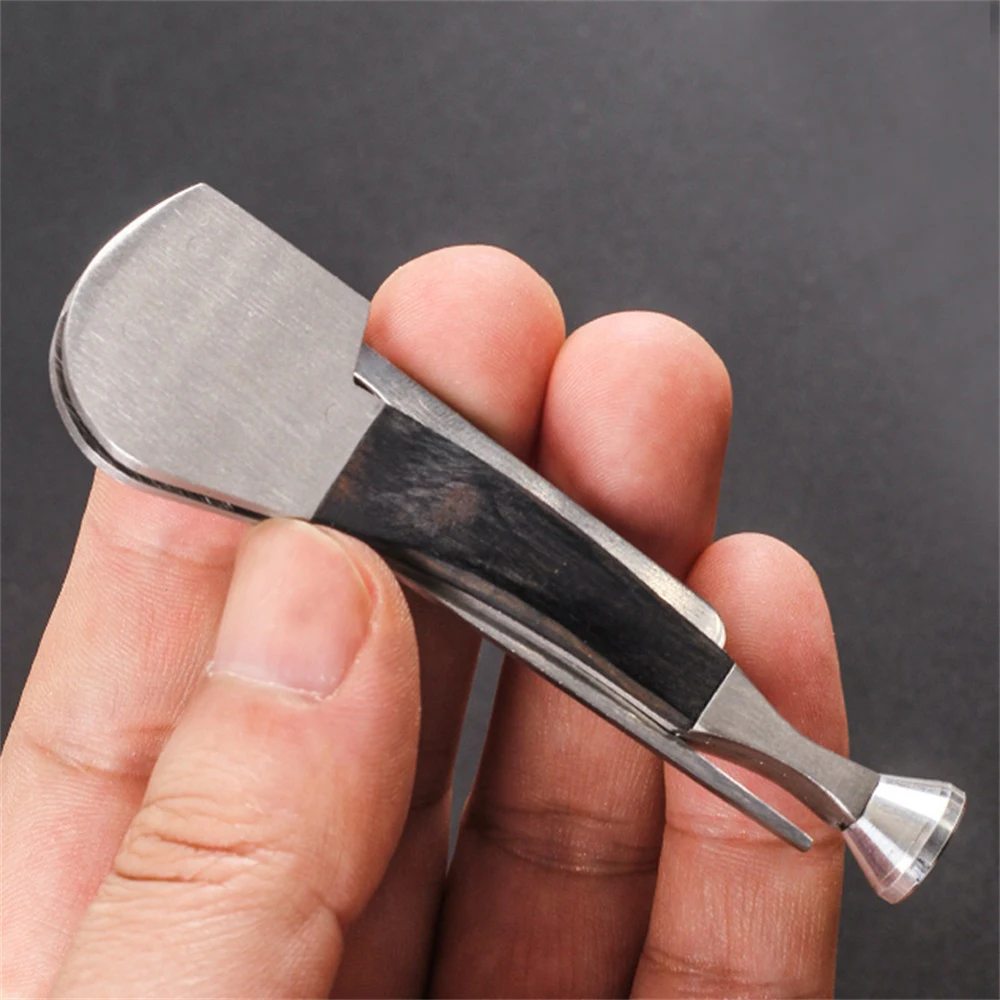 Smoking Pipe Needle Scraper Pressure Stick 3 in 1 Wood&Alloy Tobacco Pipe Cleaning Tool Smoking Accessories Wholesale Retail
