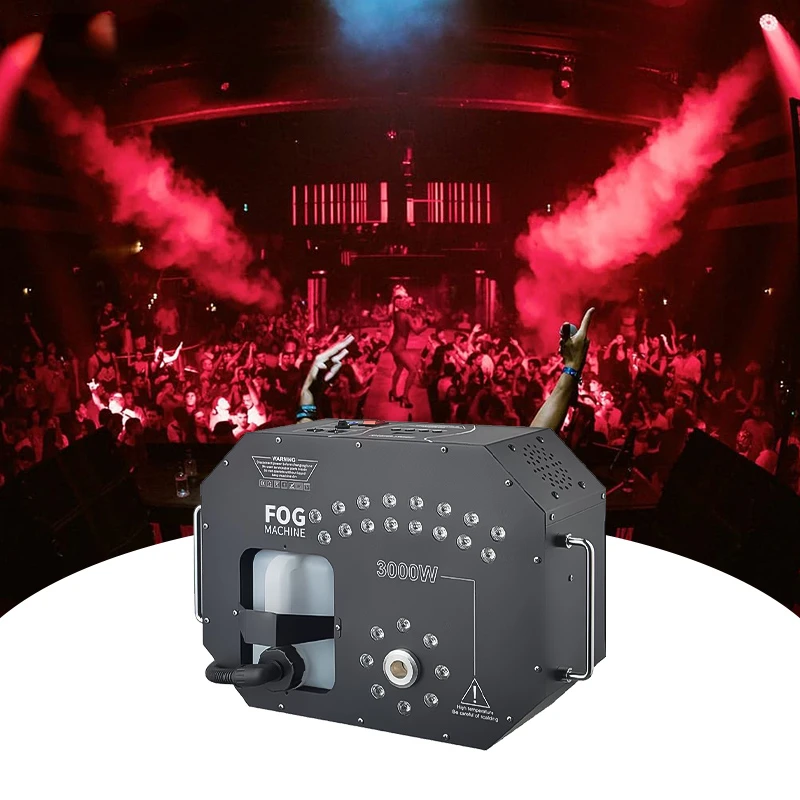 나이트 클럽용 리모컨 무대 연기 안개 기계, Dmx512, 3000W