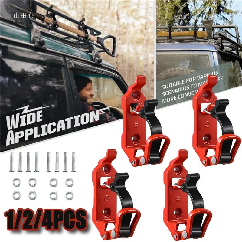 Tool Mounting Bracket 2-4PCS Tool Fixing Bracket Wall Mounting Bracket Shovel Ax Quick Release Clamp Shovel Car RV Boat Home Accessories