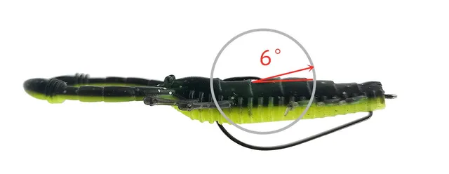 ELITELURE Soft Baits NED Rig Crawfish Silicone Lure Floating Soft