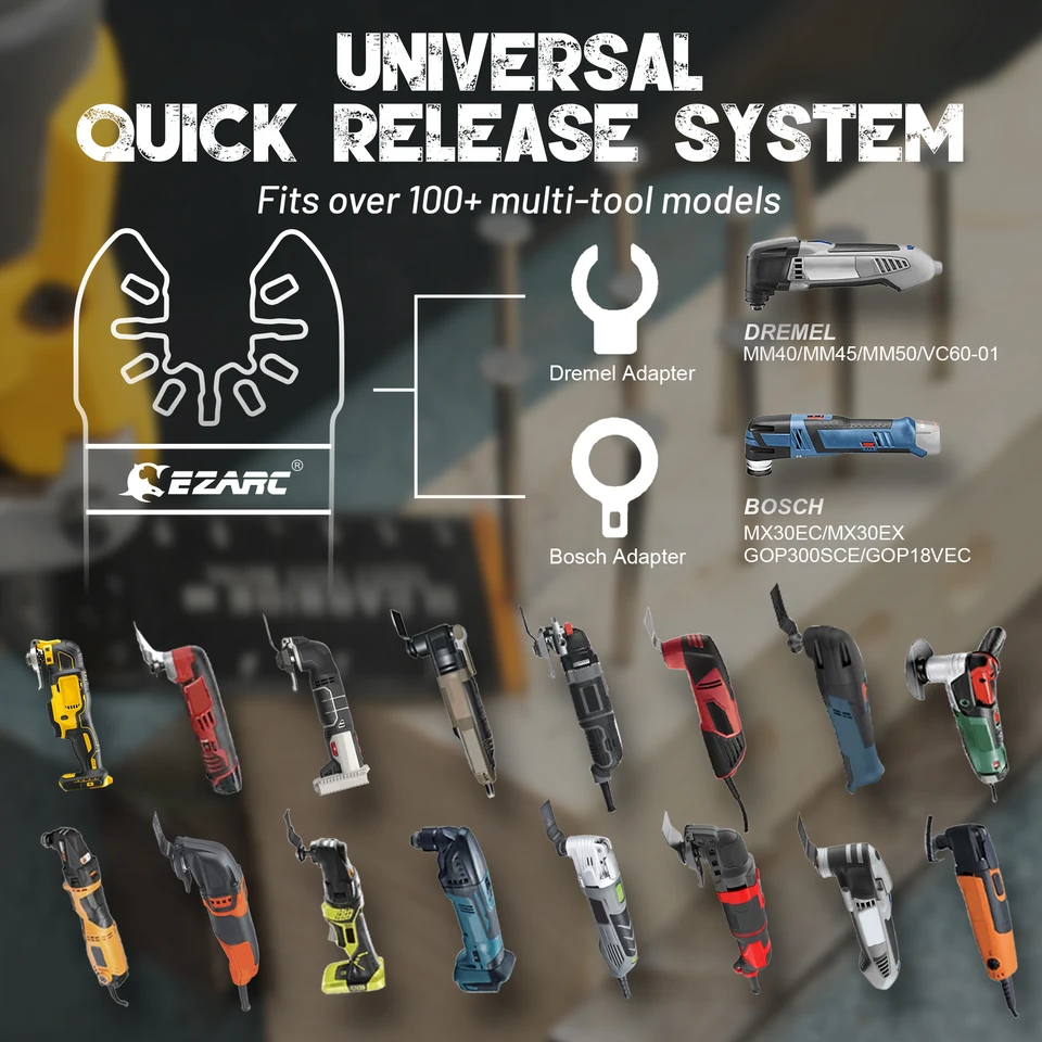 Dewalt 20v Battery Set Of 20 Universal Wood Bimetal Multi Tool